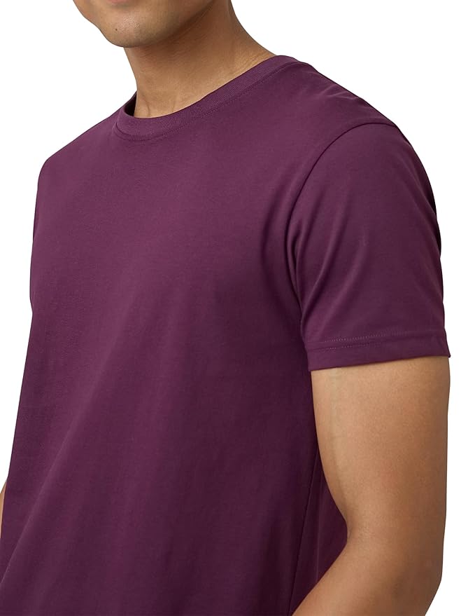 Men's Pace Regular Fit Crew Neck 100% Combed Cotton Half Sleeve T-Shirt